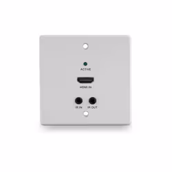 Lindy 70m Cat.6 HDMI 4K60, IR and RS-232 HDBaseT UK Wall Plate Extender, Transmitter