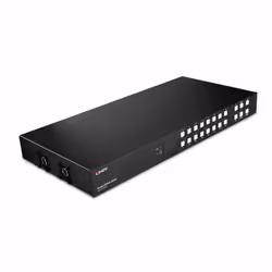 Lindy 16x16 HDMI 4K60 Matrix, HDMI, HDMI, 3.5 mm, 3840 x 2160 pixels, Black, Metal