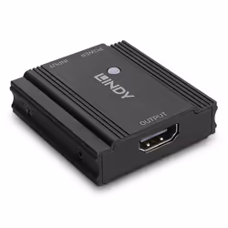 Lindy 45m HDMI 8K60 Repeater, 7680 x 4320 pixels, AV repeater, 45 m, Wired, Black, HDCP