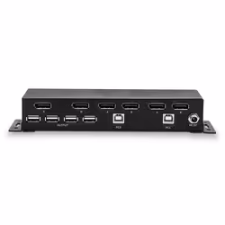 Lindy 2 Port Dual Head DisplayPort 1.2 KVM Switch - Additional view 5
