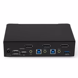 Lindy 2 Port DisplayPort 1.4, USB 3.0 and Audio KVM Switch - Additional view 4