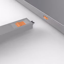 Lindy USB Type C Port Blocker Key - Pack of 4 Blockers, Orange - Additional view 4