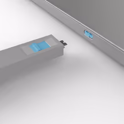 Lindy USB Type C Port Blocker Key - Pack of 4 Blockers, Blue - Additional view 4
