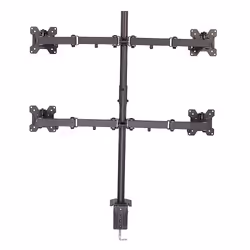 Lindy Quad Display Bracket with Pole and Desk Clamp - Additional view 4