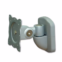 Lindy LCD and LED TV Wall Bracket Mount for up to 20kg, Silver, 48.3 cm (19"), 20 kg, 75 x 75 mm, 100 x 100 mm, 360°, Silver