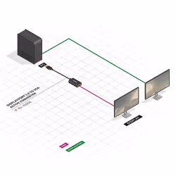 Lindy DisplayPort 1.2 to VGA Active Converter - Additional view 4