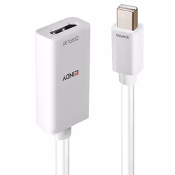 Lindy Mini DisplayPort 1.2 to HDMI 18G with HDR Active Converter, 0.18 m, Mini DisplayPort, HDMI, Male, Female, Straight
