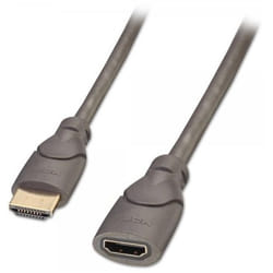 Lindy 0.5m HDMI M/F HDMI cable HDMI Type A (Standard) Black