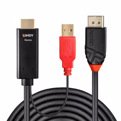 Lindy 3m HDMI to DisplayPort Cable