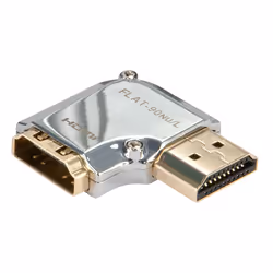 Lindy CROMO HDMI Male to HDMI Female 90 Degree Right Angle Adapter - Left - Additional view 2