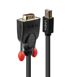 Lindy 3m Mini DisplayPort to VGA Cable, Black