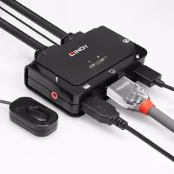 Lindy 2 Port HDMI 4K30, USB 2.0 and Audio Cable KVM Switch - Additional view 5