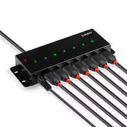 Lindy 7 Port USB 2.0 Metal Hub - Additional view 5