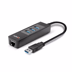 Lindy USB 3.0 Hub and Gigabit Ethernet Converter - Additional view 5