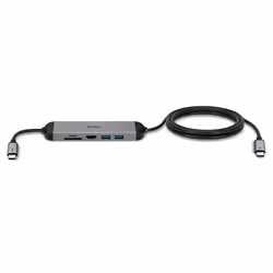 Lindy DST-Micro 140, USB-C Laptop Micro Docking Station with 4K Support and 1.4m 60W Charging Cable - Additional view 4