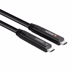 Lindy 10m USB 3.2 Gen 1 and DP 1.4 Type C Hybrid Cable