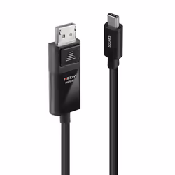 Lindy 3m USB Type C to DP 8K60 Adapter Cable, 3 m, USB Type-C, DisplayPort, Male, Male, Straight