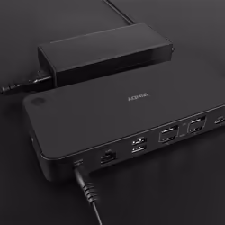 Lindy DST-Pro Universal, USB-C and Type A Hybrid Laptop Docking Station - 4K HDMI, 2x4K (DP or HDMI) - Additional view 8