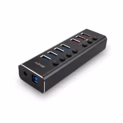 Lindy 4 Port USB 3.0 Hub with 3 Quick Charge 3.0 Ports - Additional view 4