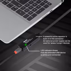 Lindy 20m USB 3.0 Active Extension Type A to C - Additional view 7