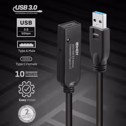 Lindy 10m USB 3.0 Active Extension Type A to C - Additional view 4