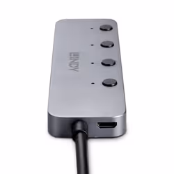 Lindy 4 Port USB 3.2 Type C Hub with On/Off Switches - Additional view 4