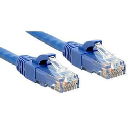 Lindy Cat.6 UTP Premium 0.3m networking cable Blue