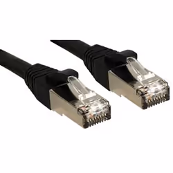 Lindy 45601, 0.5 m, Cat6, SF/UTP (S-FTP), RJ-45, RJ-45, Black
