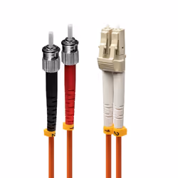 Lindy 20m LC-ST OM2 50/125 Fibre Optic Patch Cable, 20 m, OM2, LC, ST
