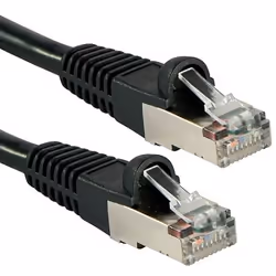 Lindy 47177, 1 m, Cat6, S/FTP (S-STP), RJ-45, RJ-45, Black