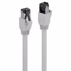 Lindy 1m Cat.8.1 S/FTP LSZH Cable, Grey, 1 m, Cat8.1, S/FTP (S-STP), RJ-45, RJ-45, Grey