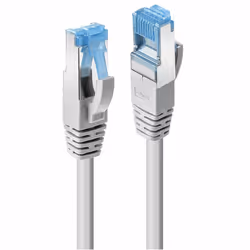 Lindy 5m Cat.6A U/UTP LSZH Cable, Grey, 5 m, Cat6a, S/FTP (S-STP), RJ-45, RJ-45, Grey