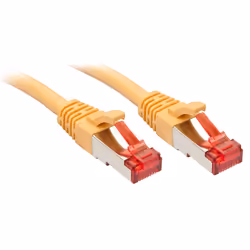 Lindy RJ-45 Cat.6 S/FTP 15m, 15 m, Cat6, S/FTP (S-STP), RJ-45, RJ-45, Yellow