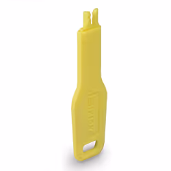 Lindy RJ45 Port Blocker key, Yellow, Port blocker key, RJ-45, Yellow, Acrylonitrile butadiene styrene (ABS), Polybag, CE, RoH ...