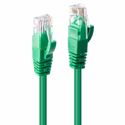 Lindy 15m Cat.6 U/UTP Network Cable, Green, 15 m, Cat6, U/UTP (UTP), RJ-45, RJ-45, Green