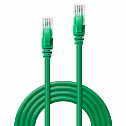 Lindy 15m Cat.6 U/UTP Network Cable, Green