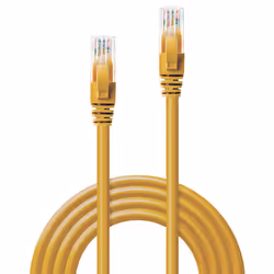 Lindy 15m Cat.6 U/UTP Network Cable, Yellow