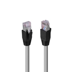 Lindy 50m Cat.6A U/FTP LSZH Solid Core Cable, Grey