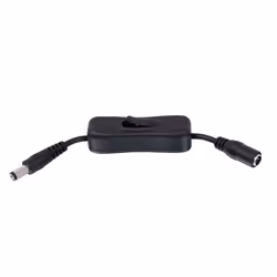 Lindy 0.15m Switched DC Power Extension Cable 2.1mm/5.5mm, 0.15 m