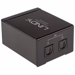 Lindy 70434 audio switch Black