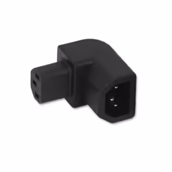 Lindy Right Angled IEC Adapter, Down