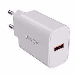 Lindy 73412 mobile device charger Smartphone, Tablet White AC Fast charging Indoor, Outdoor