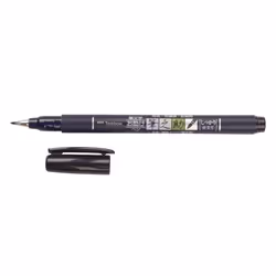 Tombow WS-BH-1P, Black, Black, Round, Water-based ink, Blister, 1 pc(s)