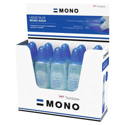 Tombow MONO Aqua Liquid Glue With Two Tips Transparent (Pack 10) - PT-