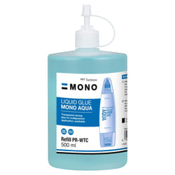 Tombow MONO Aqua PT-WTC Liquid Glue Refill Transparent 500ml - PR-WTC