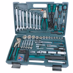 Brüder Mannesmann 99 Piece Tool Set with Case DIY Repair Garage Workshop 29099
