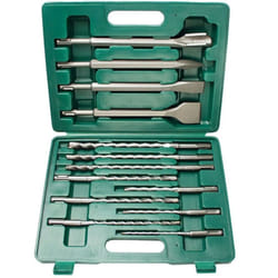 BrÃ¼der Mannesmann 13 Piece Drill Bit and Chisel Set with Case SDS-Plus 12588