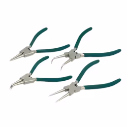 BRÜDER MANNESMANN M10471, Pliers set, 6 cm, Chromium-vanadium steel, PVC, Green