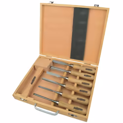 vidaXL BrÃ¢ÂÂÃÂºder Mannesmann 7 Piece Wood Carving Tool Set 66107