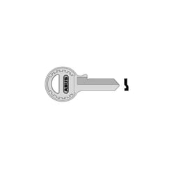 ABUS KB02688 65/30 30mm Old Profile Key Blank